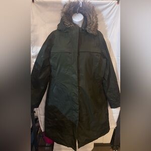 The North Face Olive Green Puffer Jacket - XL